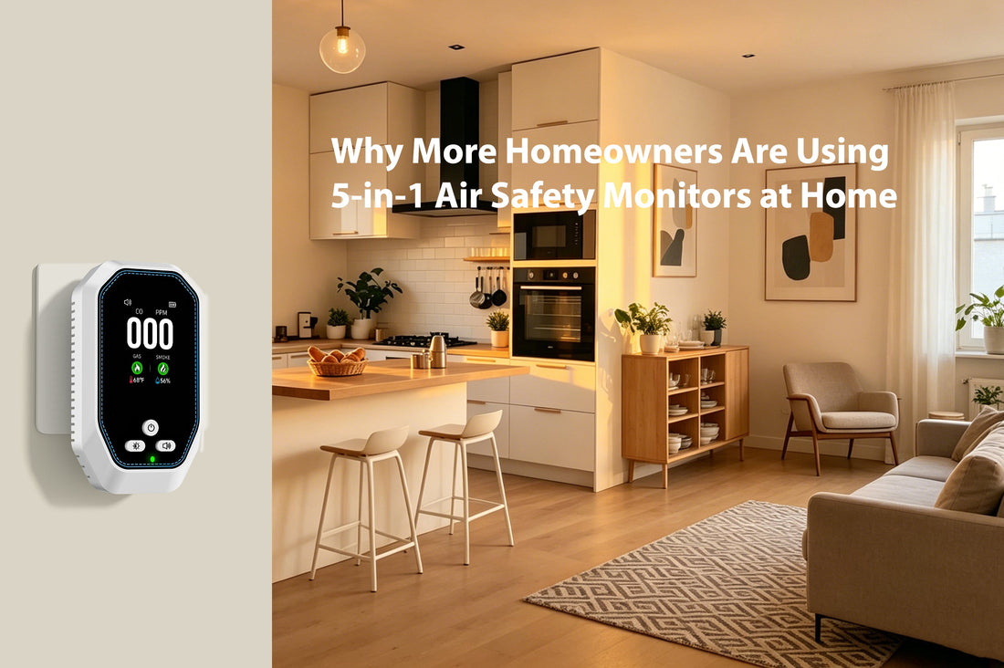 Why More Homeowners Are Using 5-in-1 Air Safety Monitors at Home