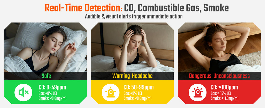 5-in-1 Carbon Monoxide Detector: A Smart Safety Choice for Home, RV, and Travel