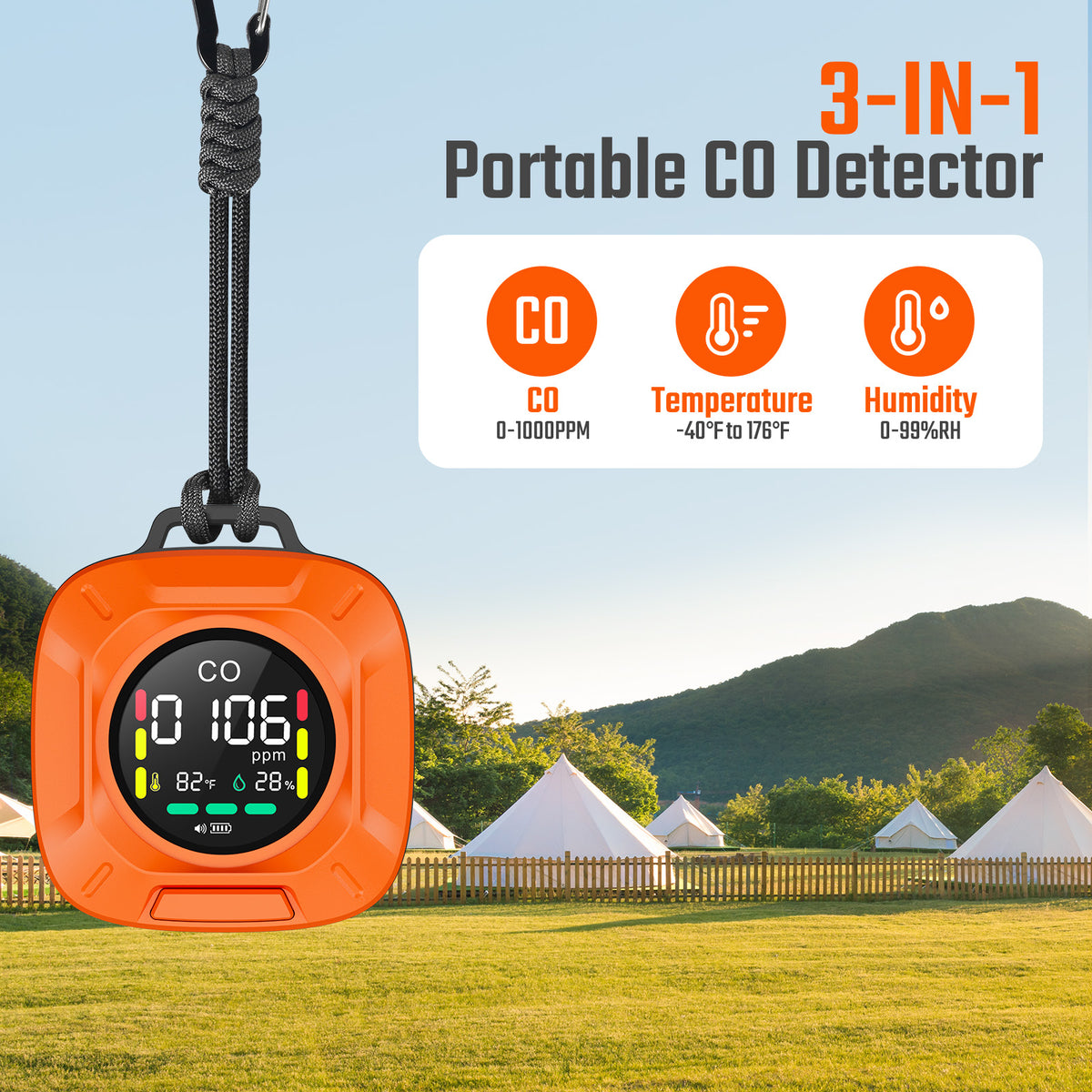 HB-05 Portable Carbon Monoxide Detector