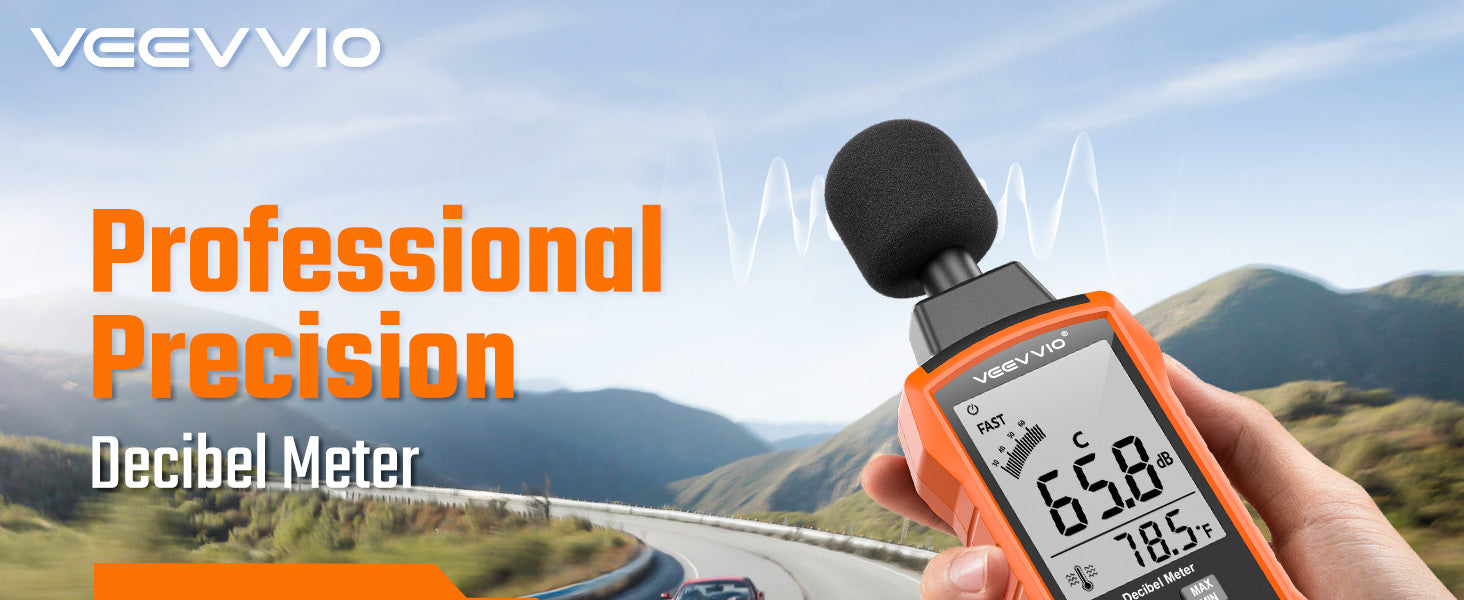 Decibel Meter Sound Level Reader