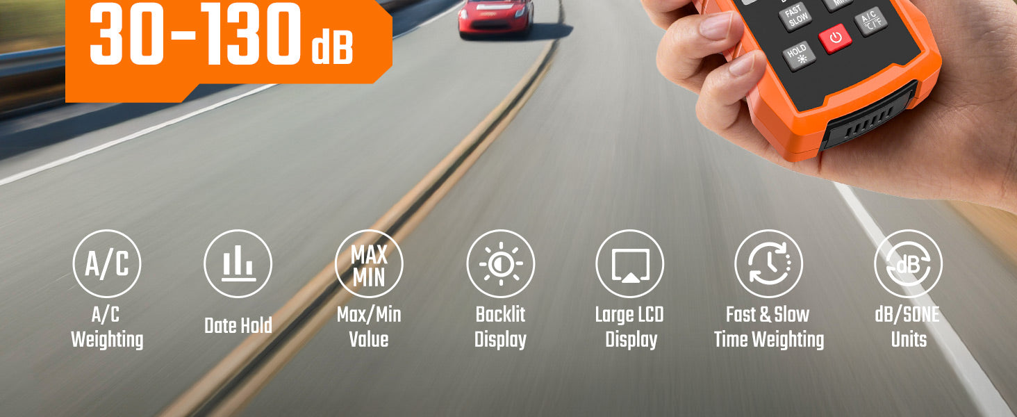 Decibel Meter Sound Level Reader