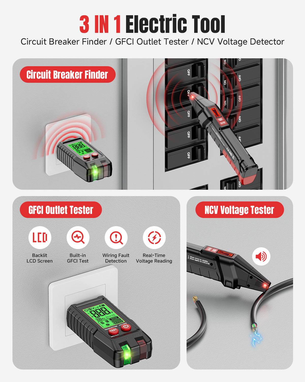Circuit Breaker Finder 90-250V
