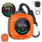 Portable 4-in-1 Carbon Monoxide and Carbon Dioxide Detector（orange）