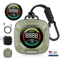 Portable 4-in-1 Carbon Monoxide and Carbon Dioxide Detector（green）