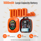 Portable 4-in-1 Carbon Monoxide and Carbon Dioxide Detector（orange）