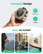Portable 4-in-1 Carbon Monoxide and Carbon Dioxide Detector（green）