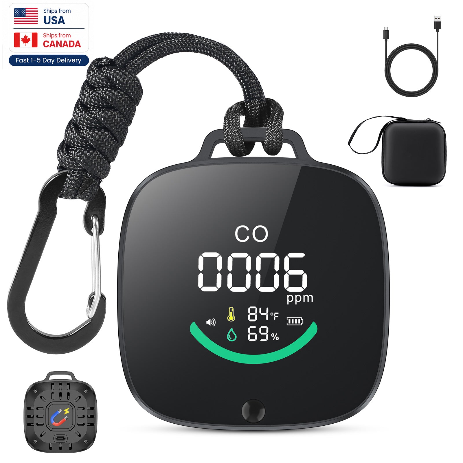 HB-04 Portable Carbon Monoxide Detector