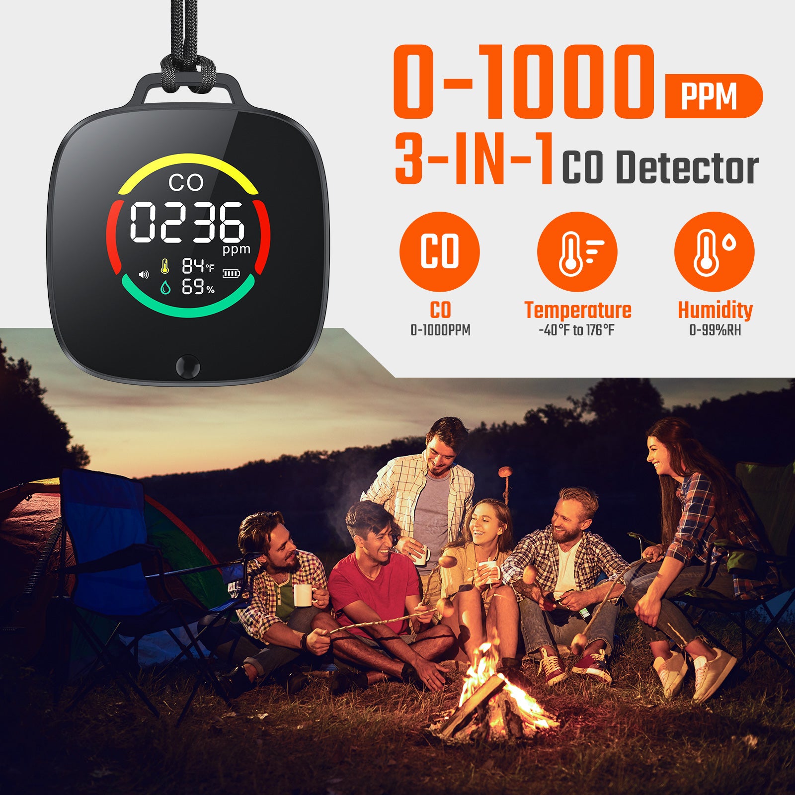 HB-04 Portable Carbon Monoxide Detector
