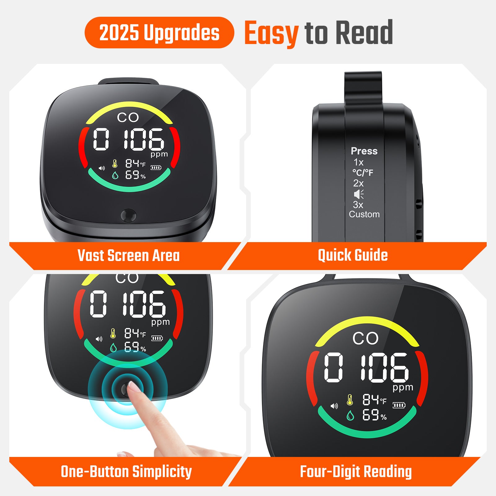 HB-04 Portable Carbon Monoxide Detector