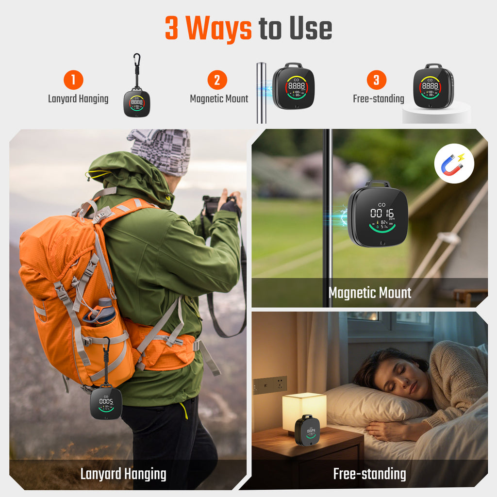 HB-04 Portable Carbon Monoxide Detector