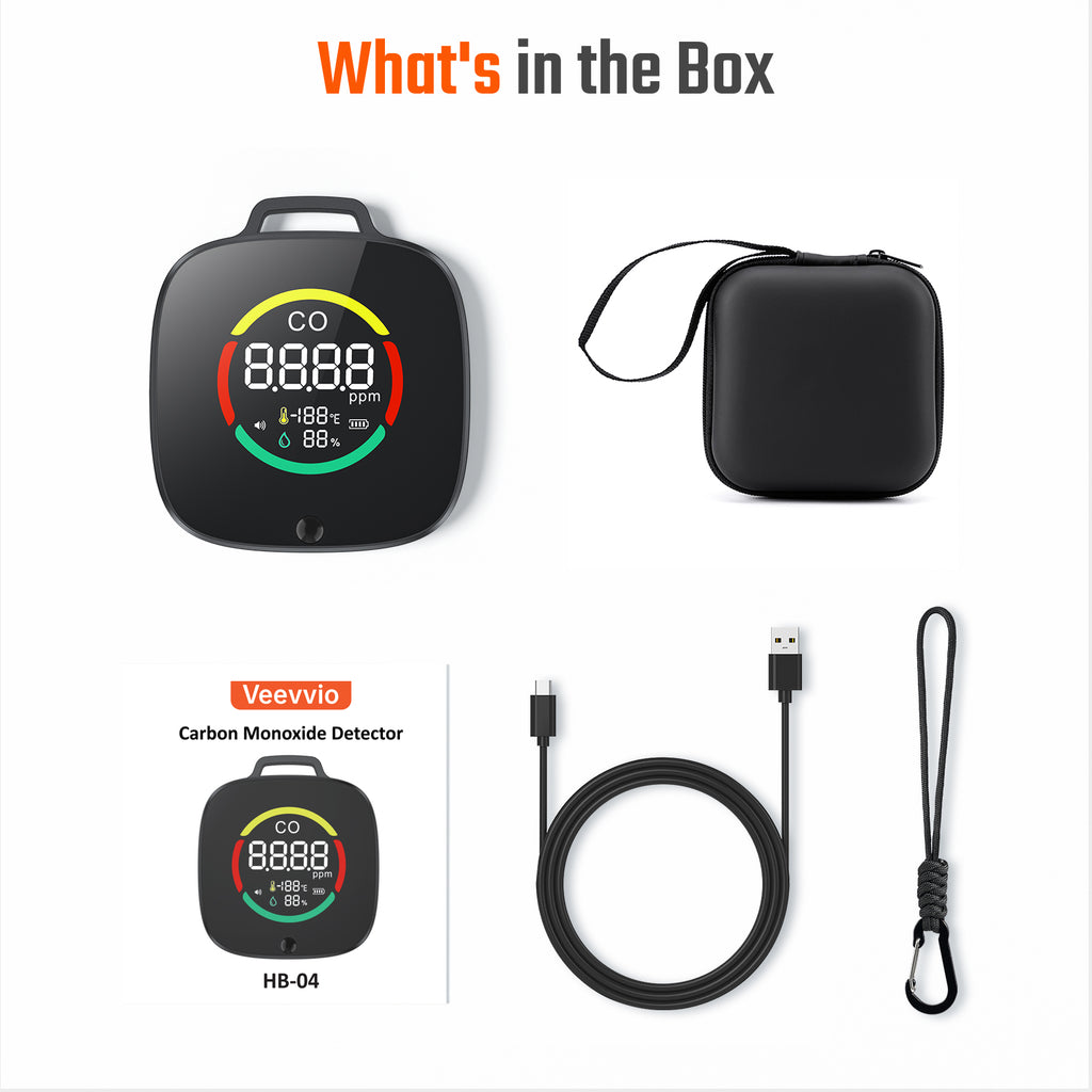 HB-04 Portable Carbon Monoxide Detector