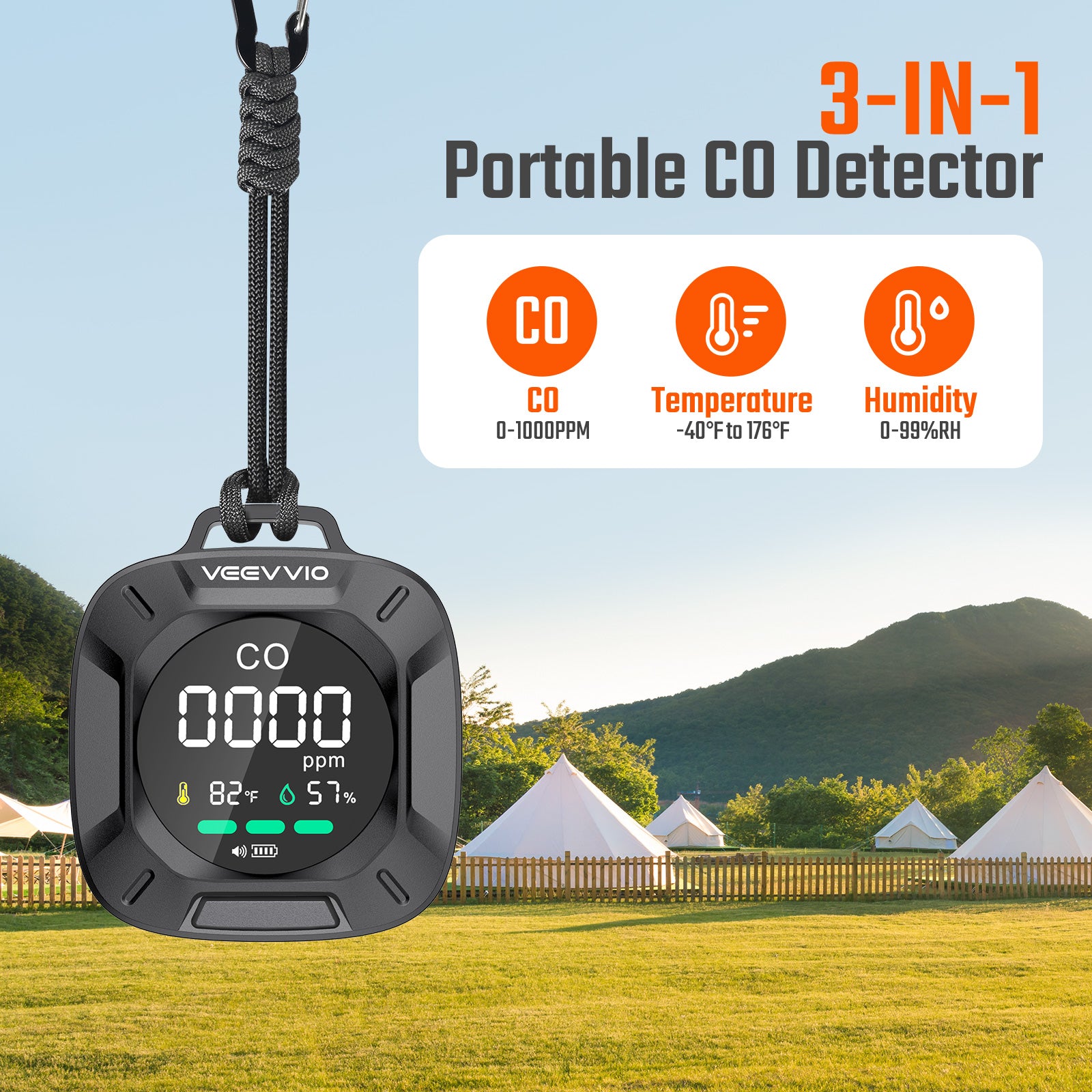 HB-03 Portable Carbon Monoxide Detector