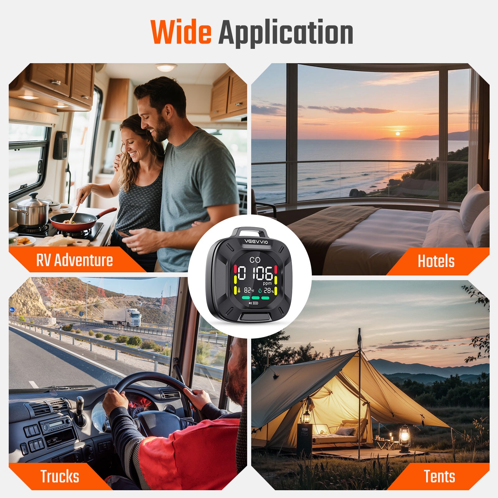HB-03 Portable Carbon Monoxide Detector