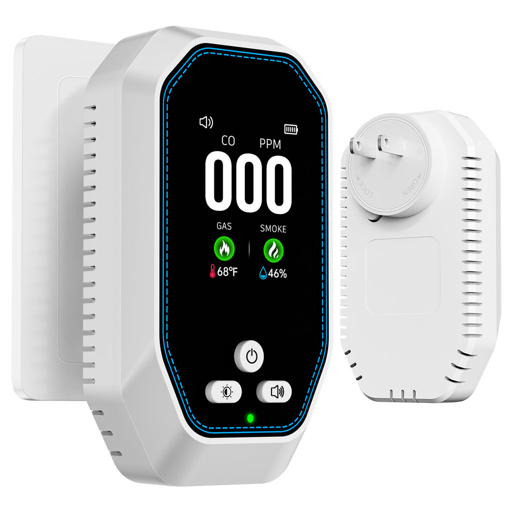 5-in-1 Carbon Monoxide Detectors Plug in