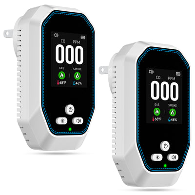 5-in-1 Carbon Monoxide Detectors Plug in