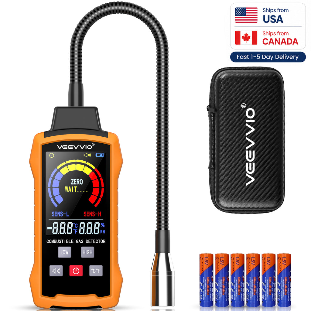 11-Inch Gooseneck Natural Gas Leak Detector