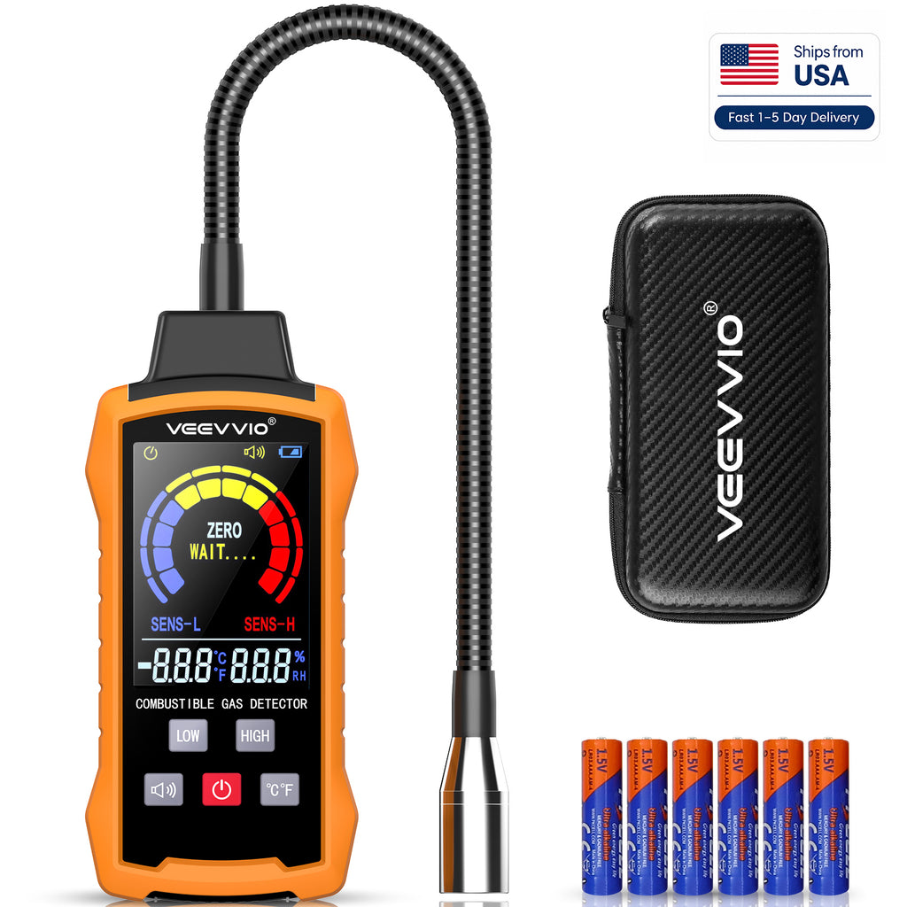 11-Inch Gooseneck Natural Gas Leak Detector