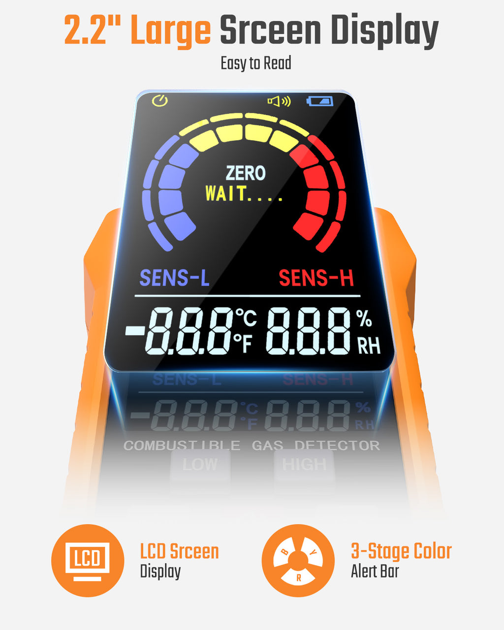 18-Inch Gooseneck Natural Gas Detector